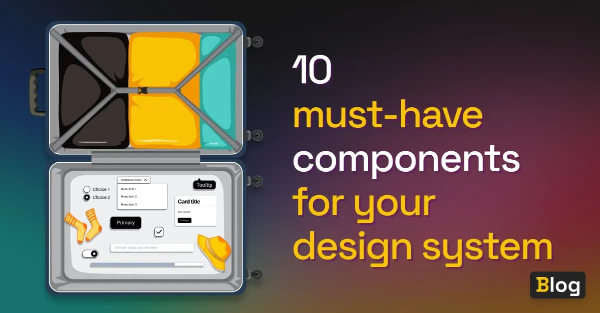 Illustration of suitcase with components inside it and title of the article