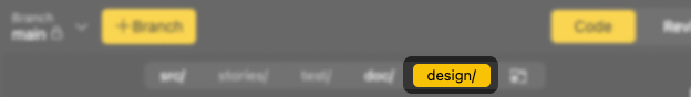 Focus on the design tab inside Backlight