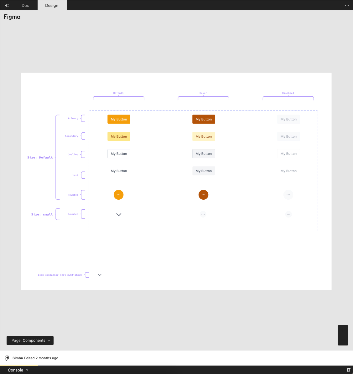 Example of a Figma embed inside Backlight
